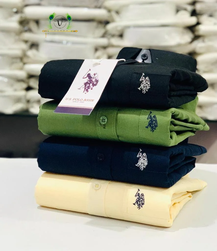 U.S. POLO ASSN. Cotton Mens Shirt - Regular Fit, Casual Wear Shirts for Men